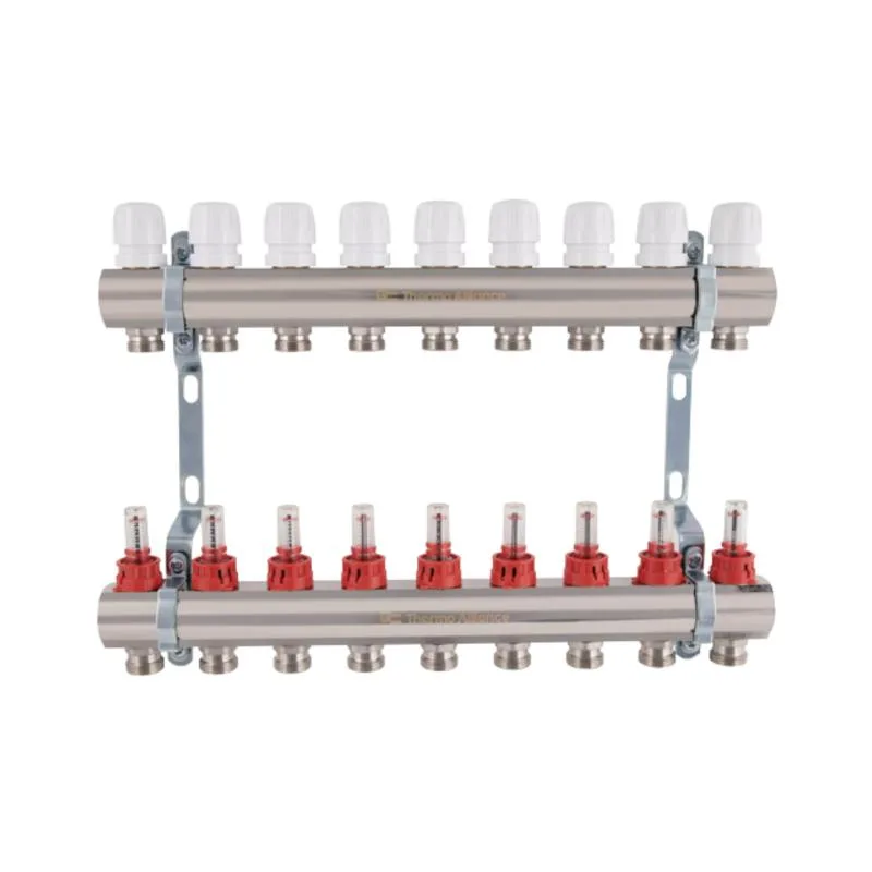 Коллектор Thermo Alliance SD235W9 1"x9 латунь 50 мм никель