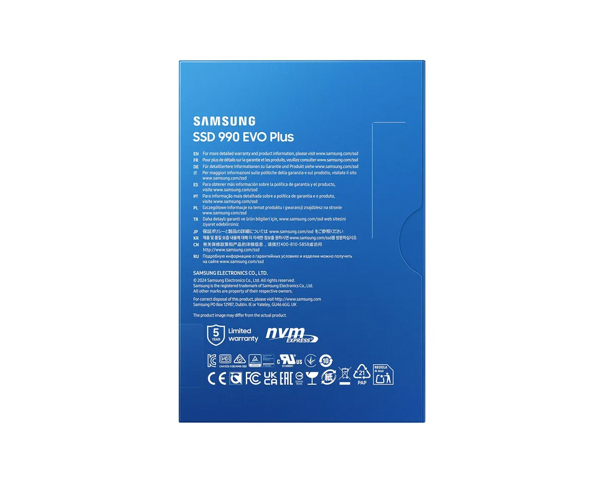 Накопичувач SSD Samsung M.2 1TB PCIe 4.0 3D NAND