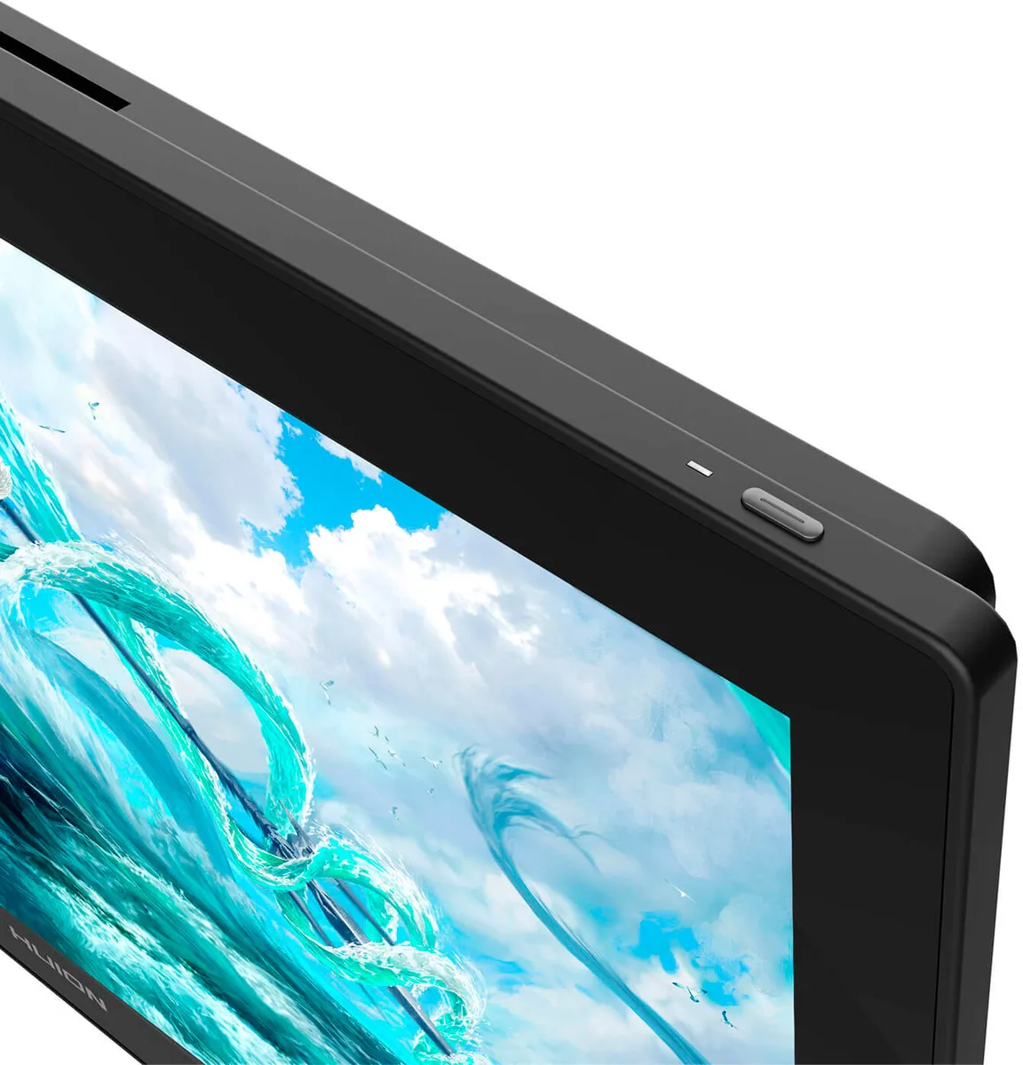 Графічний монітор Huion 23,8" Kamvas Pro 24,4K HDMI,DP,USB-C,DC,USB-A,чорний