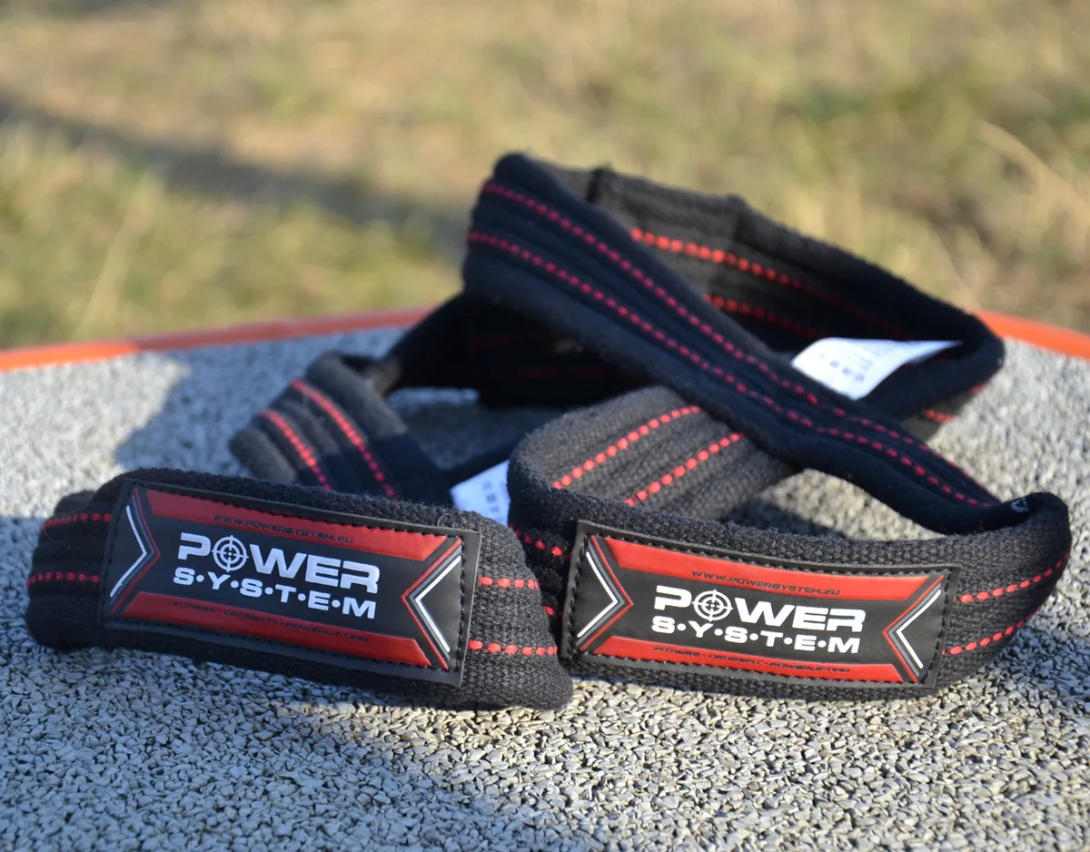Лямки для тяги Active Point бавовна L/XL червоні