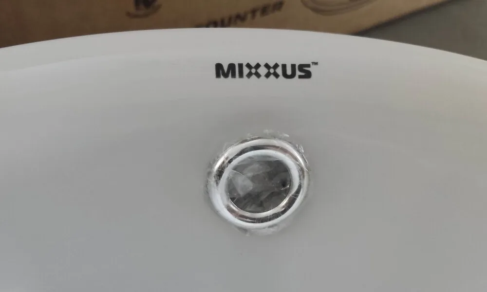 Раковина врізна на стільницю MIXXUS PREMIUM керамічна 470x470x180 мм біла