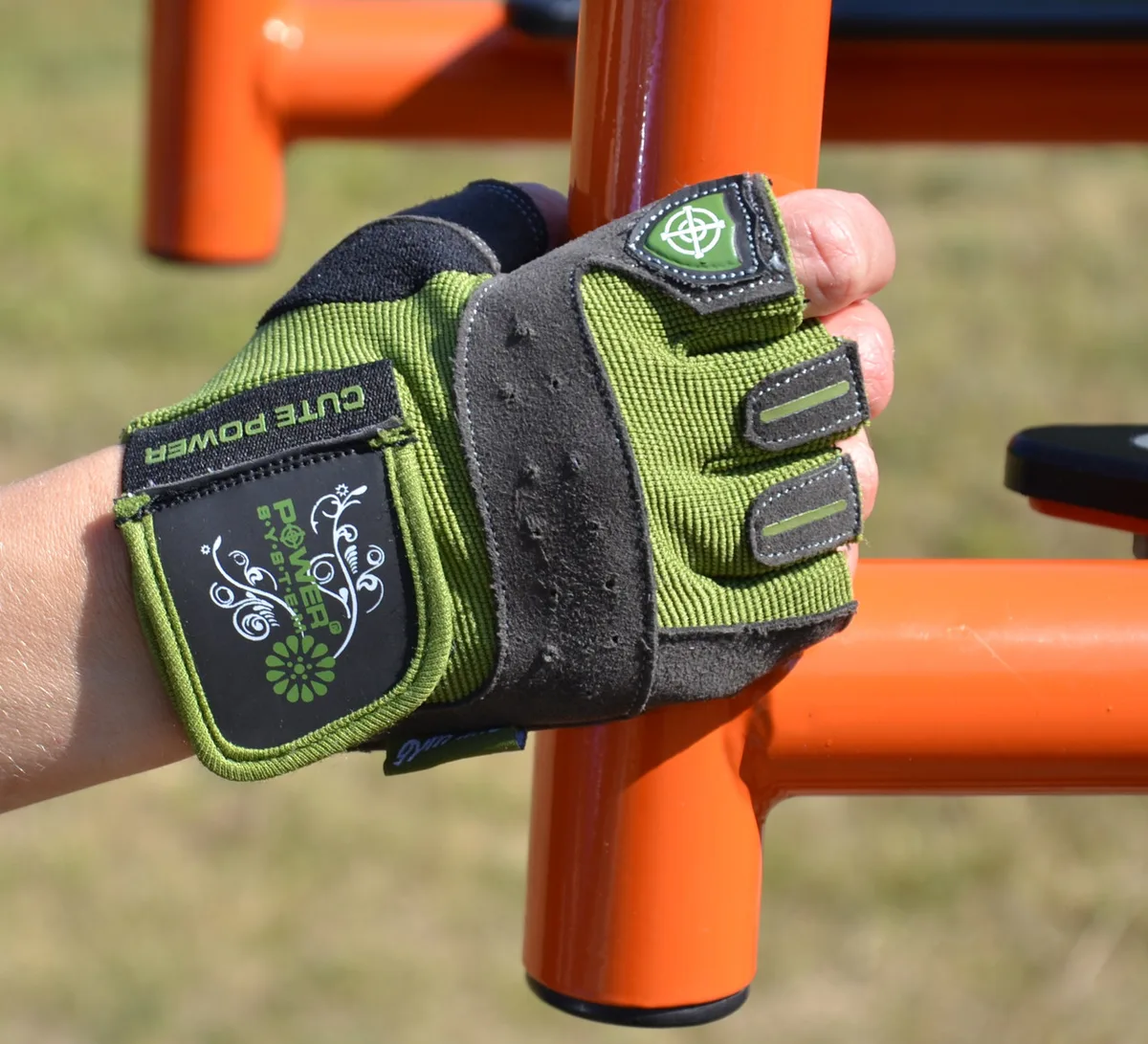 Рукавички Active Point штучна шкіра XS зелений