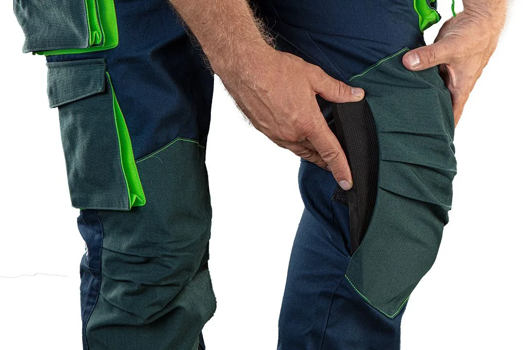 Штани робочі Neo Tools Premium з посиленням з Cordura, кишеня для наколінників, розмір M(50), синій.
