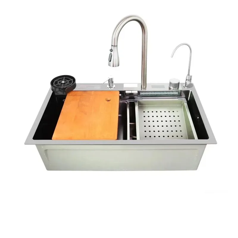 Мийка багатофункціональна Zerix Нержавіюча сталь 750х460 мм Decor