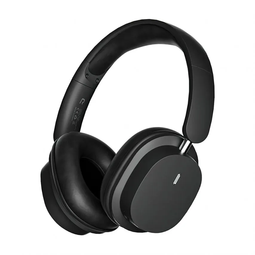 Навушники Bluetooth бездротові накладні 40мм PC+ABS чорні