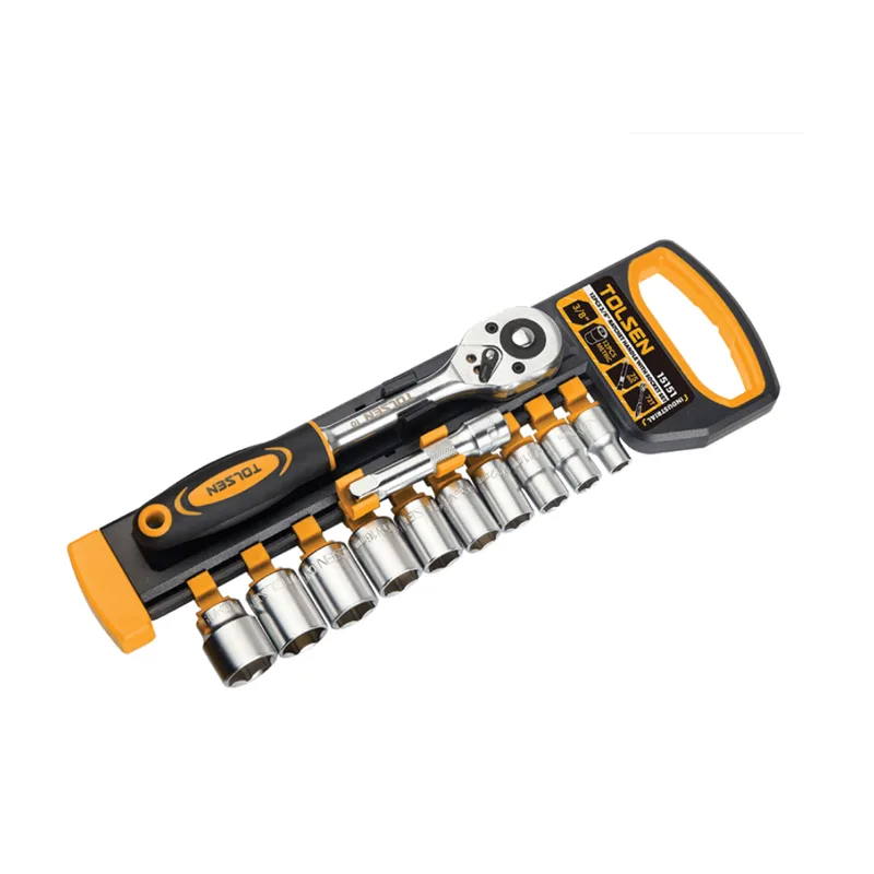 Набір торцевих ключів Tolsen Профі, 3/8", CrV, 12 шт.