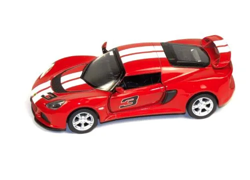 Машинка KINSMART Lotus Exige S інерційна металева червона з відкриваючимися дверима від 3 років