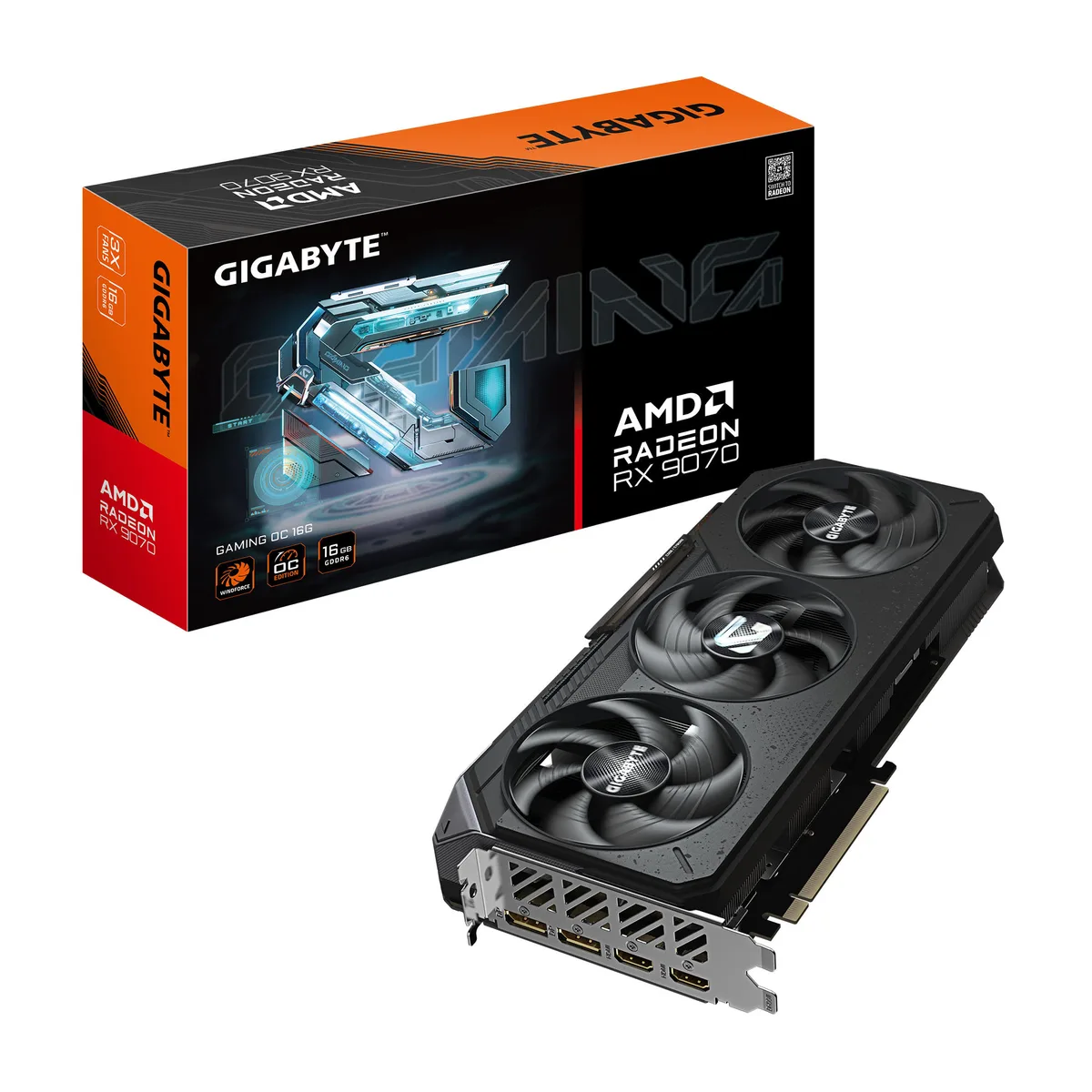 Відеокарта GIGABYTE Radeon RX 9070 16GB GDDR6 GAMING OC