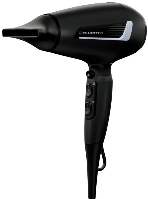 Фен Rowenta Pro Expert, 2100 Вт, 3 скорости, диффузор, ионизация, холодный обдув, черный