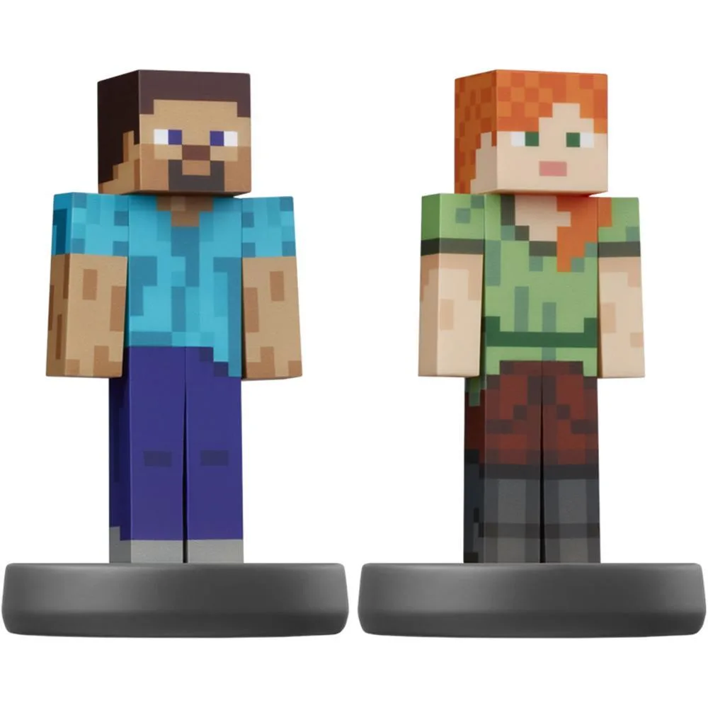 Фигурка Amiibo Minecraft Steve и Alex