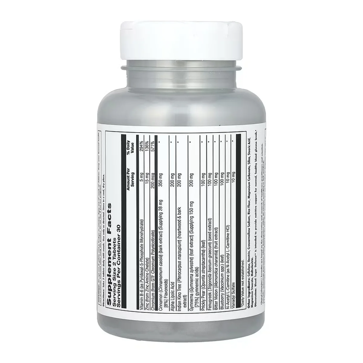 Blood Sugar Defense Clinical Lifestyles дієтична добавка 60 табл для підтримки рівня глюкози в крові.