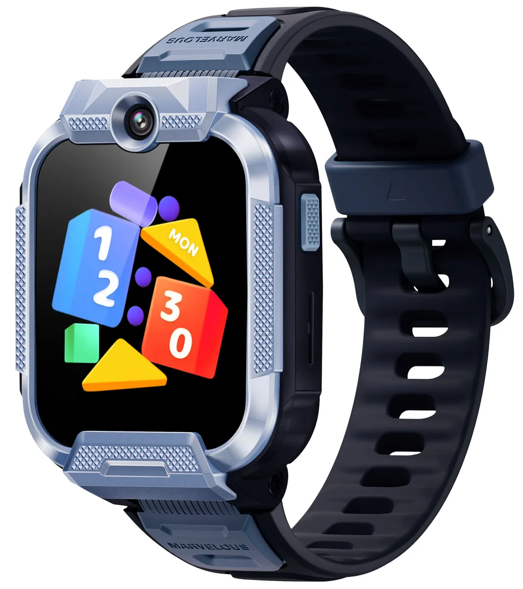 Дитячий годинник Mibro PC-пластик 1.69" синій GPS 2MP