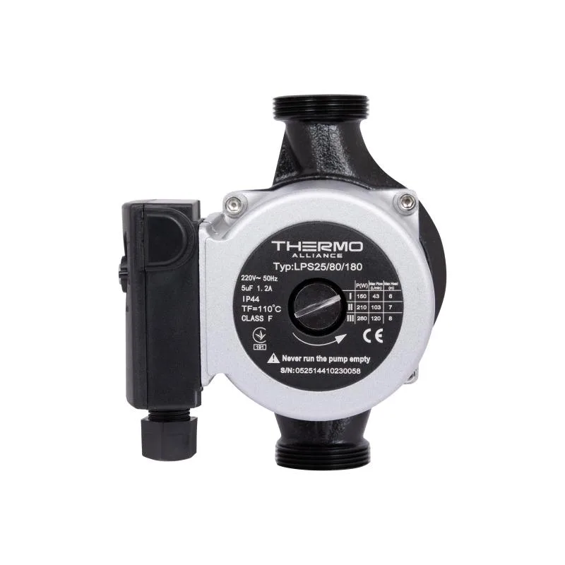 Циркуляційний насос Thermo Alliance 25/80 260 Вт механічний 140х175х180 мм