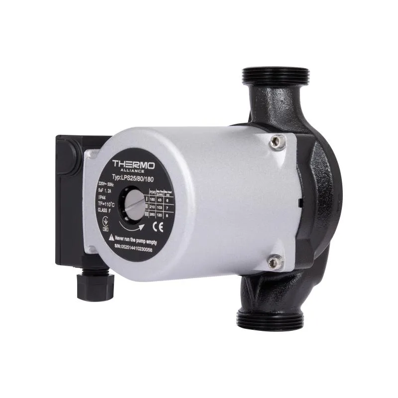 Циркуляційний насос Thermo Alliance 25/80 260 Вт механічний 140х175х180 мм
