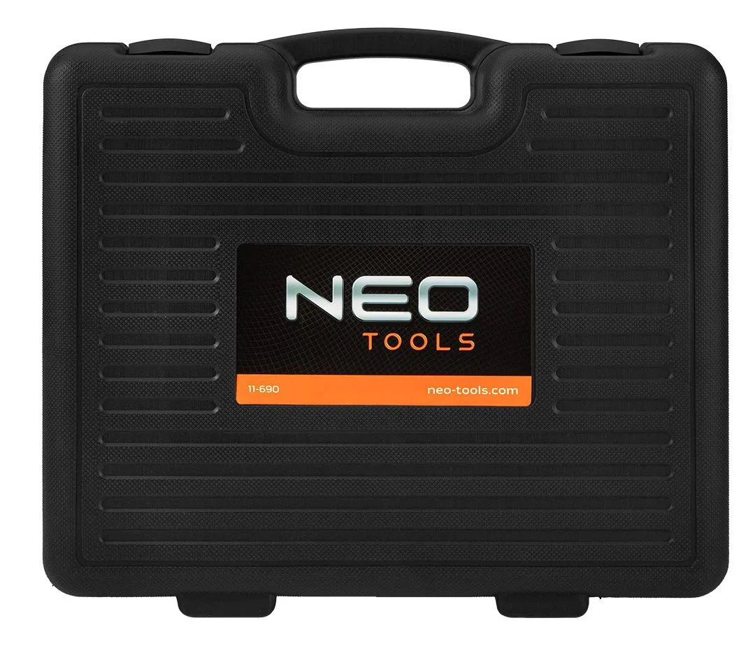 Набор инструментов для установки и снятия подшипников и втулок Neo Tools, 22 шт, 50-55-60-64-67-70-72-74-75-78-82-84-88 мм, кейс, 8.96 кг.