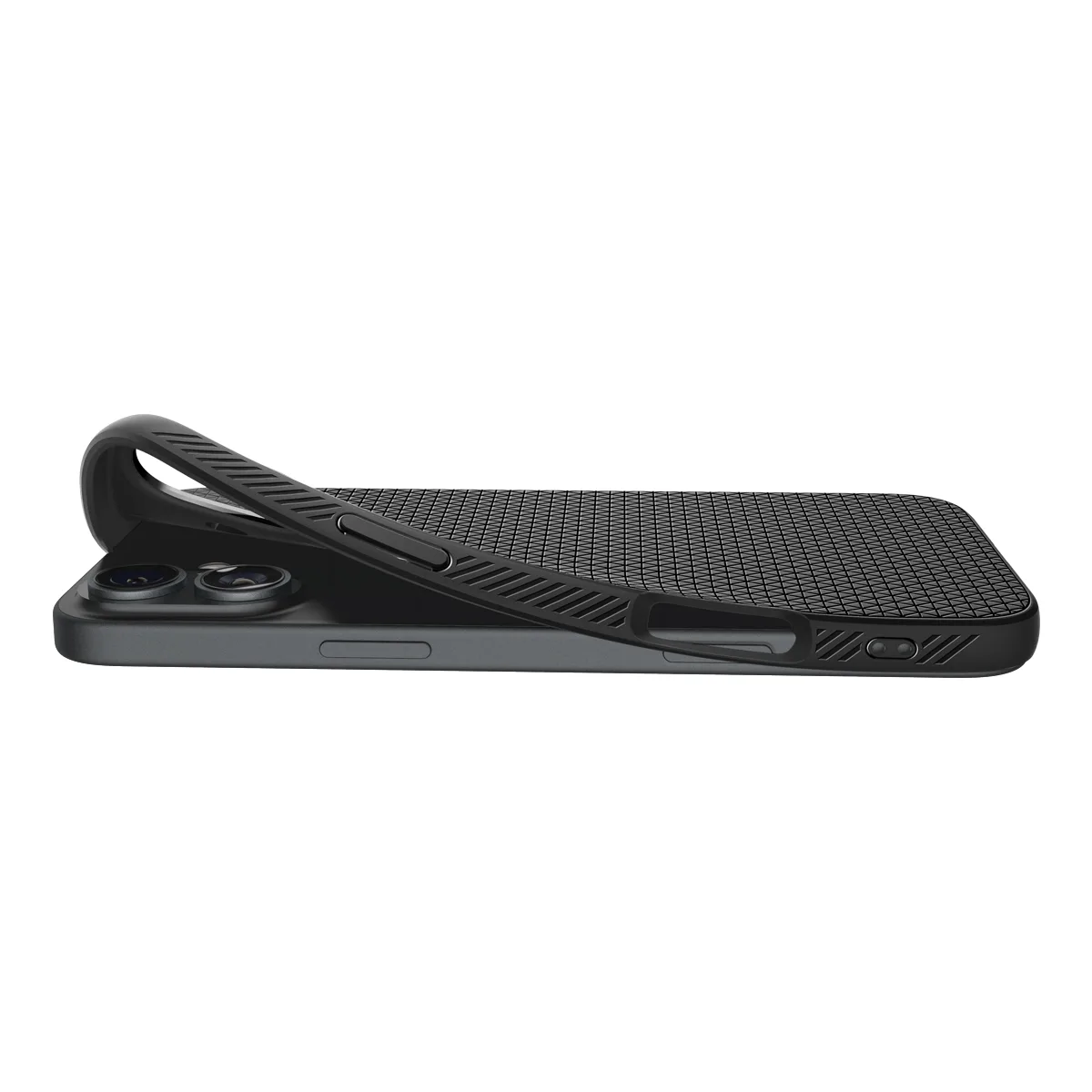 Чохол Spigen для iPhone 16 Plus, Liquid Air, Matte Black