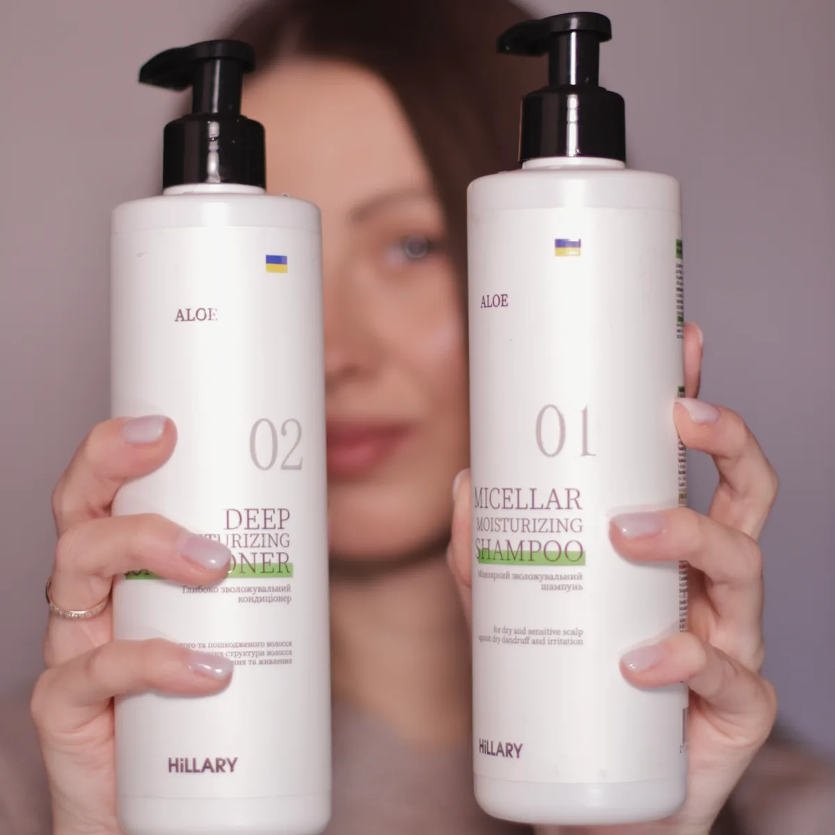 Міцелярний зволожувальний шампунь Aloe Hillary Aloe Micellar Moisturizing Shampoo, 500 мл