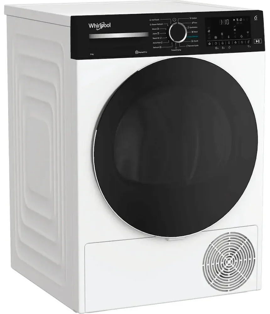 Сушильний автомат Whirlpool Конденсаційний 9 кг Нержавіюча сталь 59,8х84,6х67,4 см Білий