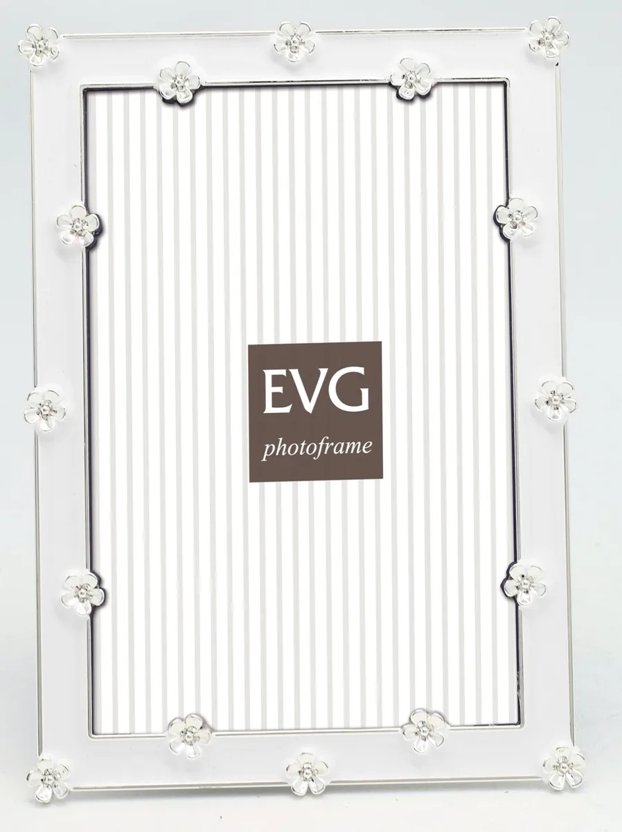 Фоторамка EVG метал 10x15 см біла