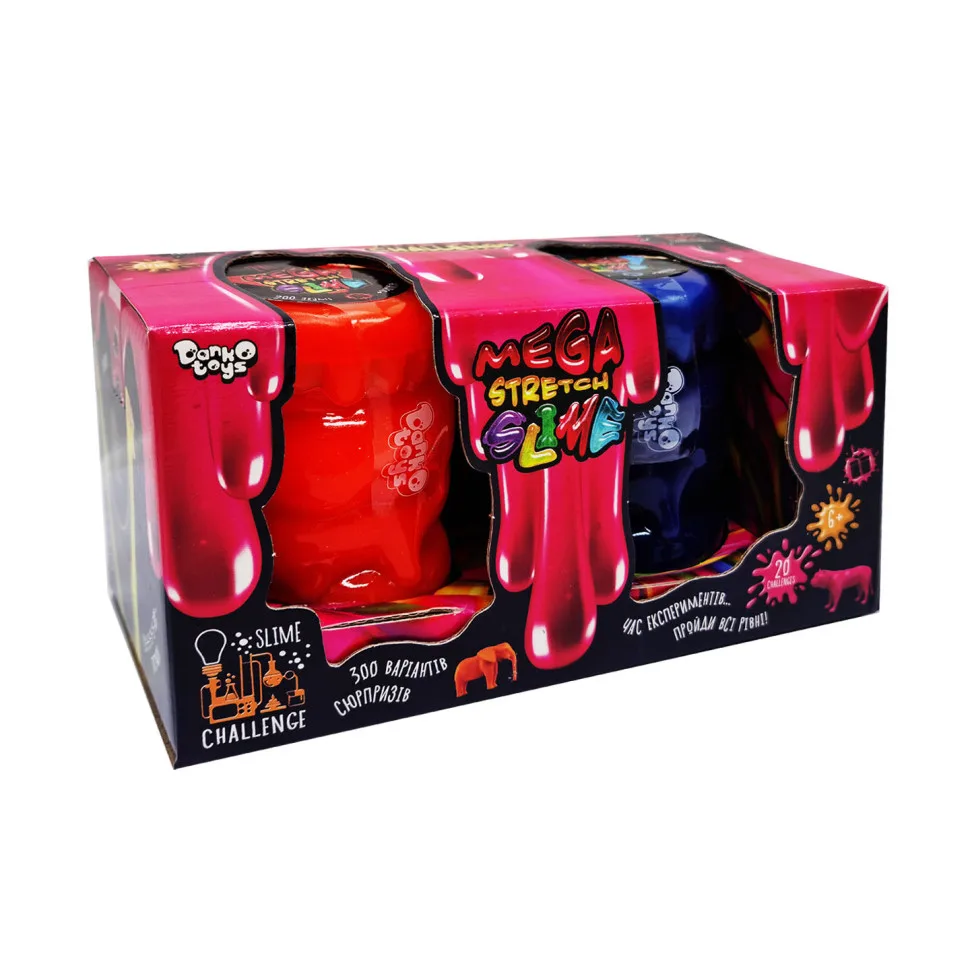 В'язка маса Danko Toys полімерна 2 банки флуоресцентна