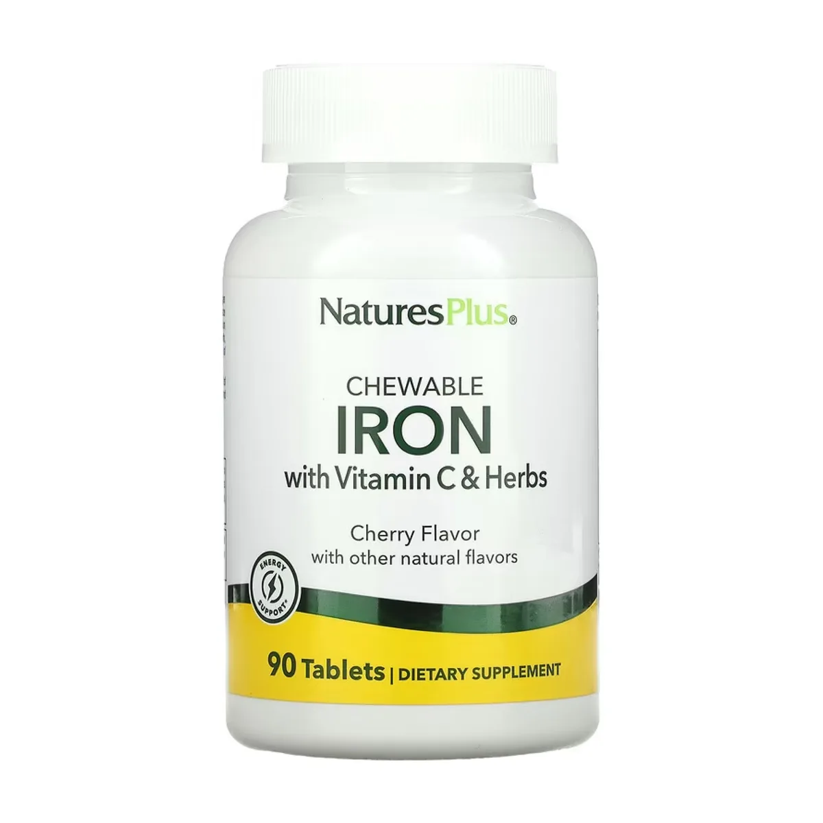 Железо 27 мг с витамином C Nature's Plus 90 таблеток Веганский без глютена