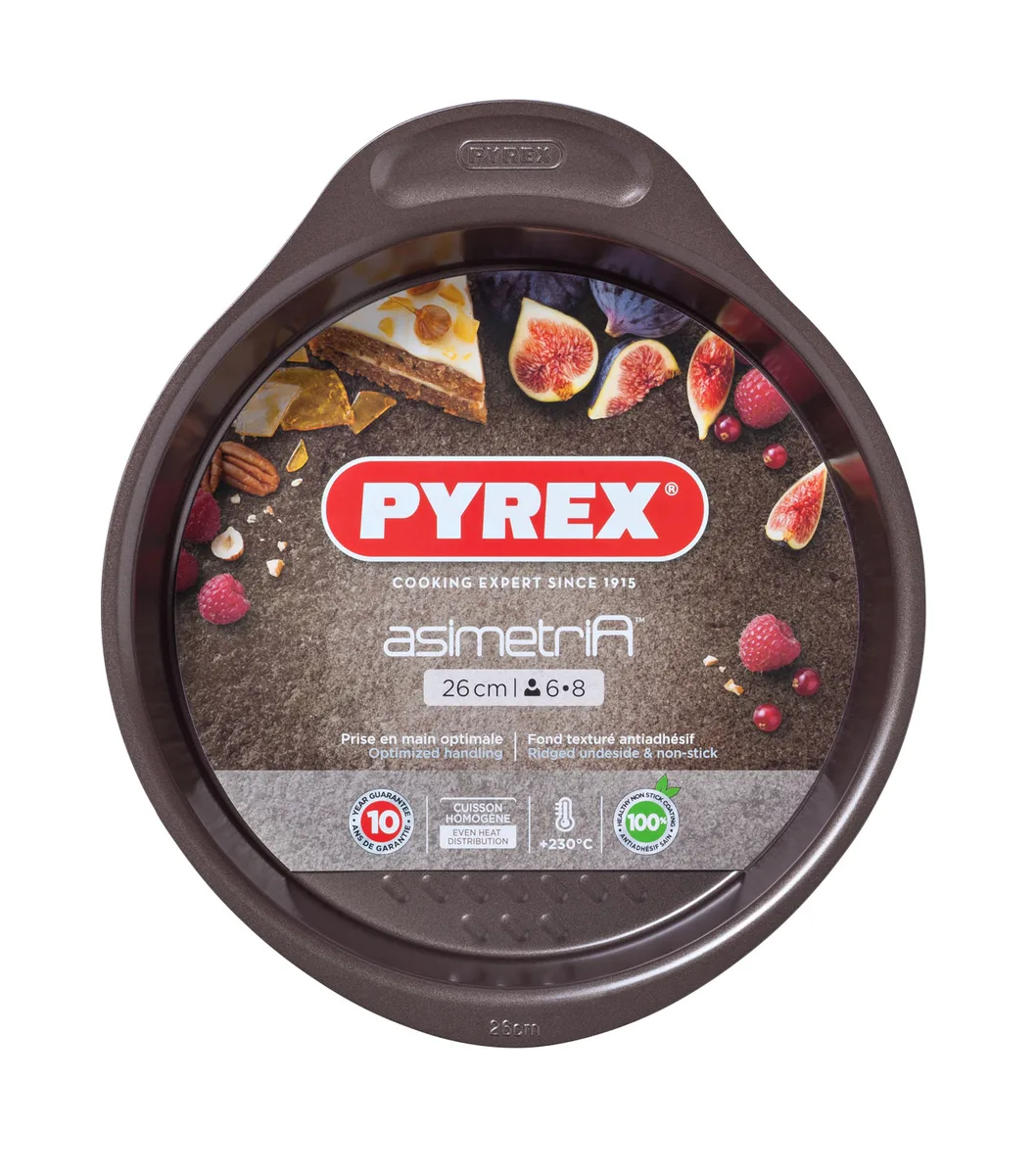 Форма для запікання PYREX вуглецева сталь 26 см кругла