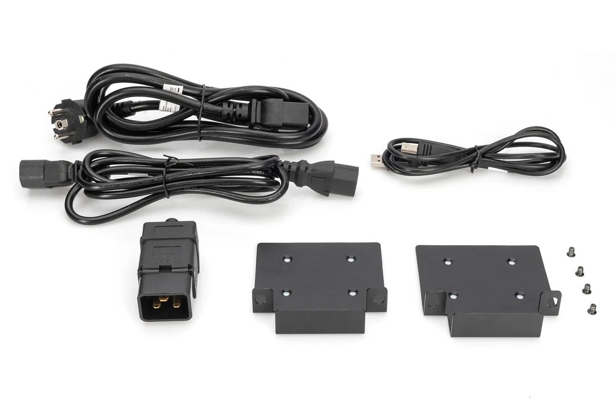 Джерело безперебійного живлення DIGITUS 3000VA/3000W, RTU2, LCD, RJ45, RS232, USB, 8xC13+1xC19