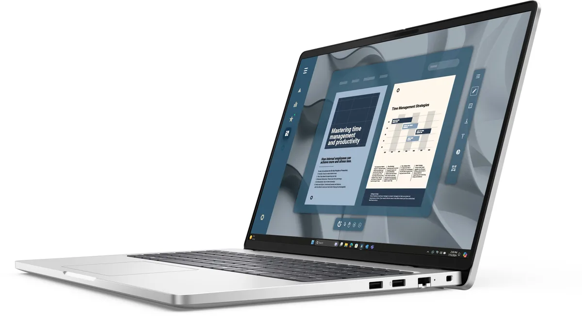 Ноутбук Dell сріблястий 16 дюймів FHD+ 32 ГБ 1 ТБ SSD