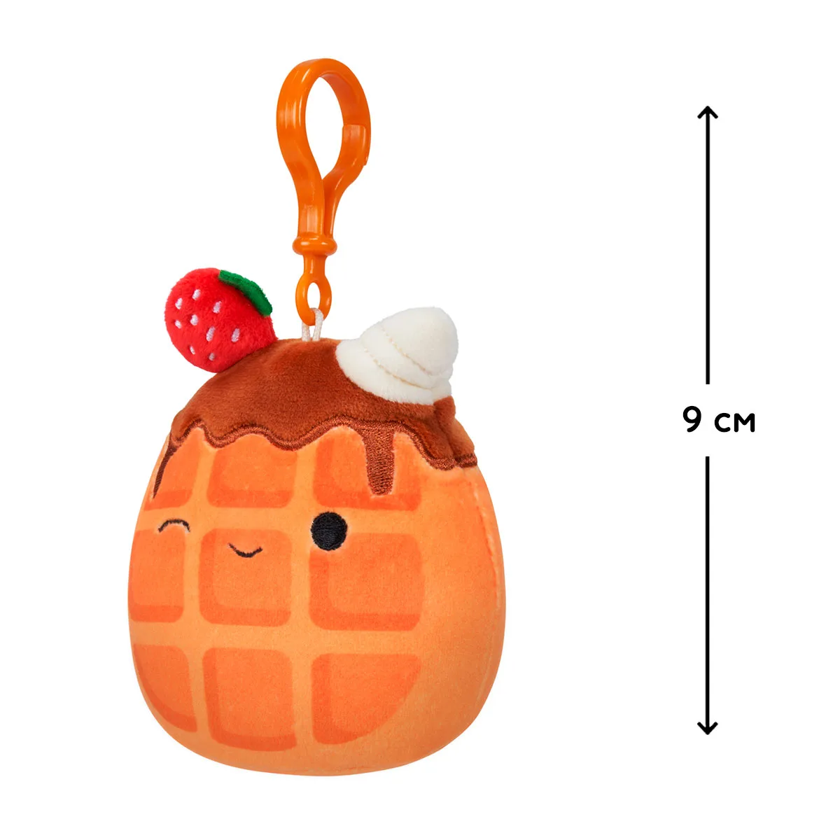 Мягкая игрушка Squishmallows полиэстер 9 см Вафелька Вивер