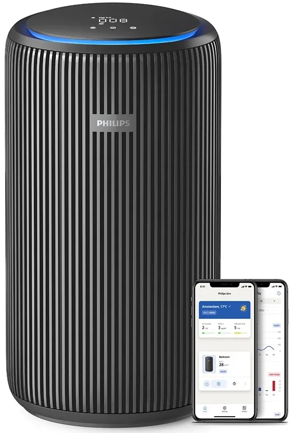 Очищувач повітря Philips PureProtect 3200 135 м2 520 м3/год HEPA вугілля Wi-Fi синьо-сірий