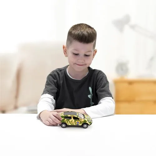 Металева інерційна машинка TechnoDrive Шеврони Героїв 1:43 для колекціонування та гри