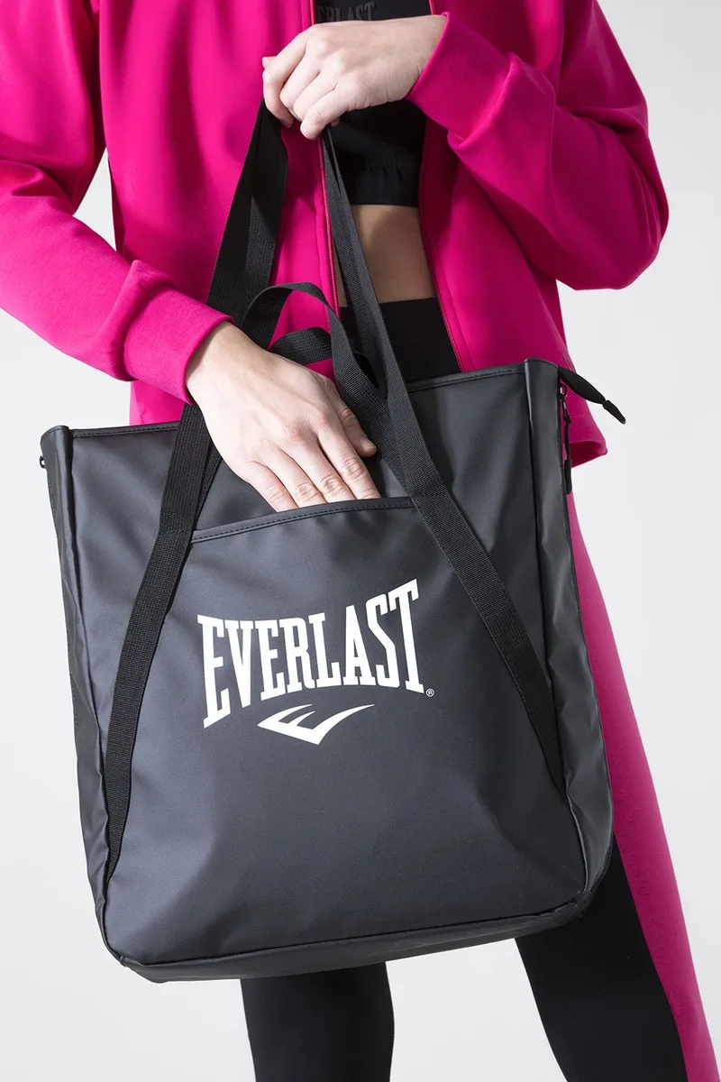 Сумка Everlast 100% полиэстер 33х40х12 см черная унисекс