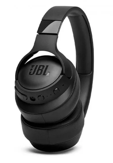 Наушники JBL беспроводные полноразмерные черные искусственная кожа 32 Ом 20 Гц - 20 кГц