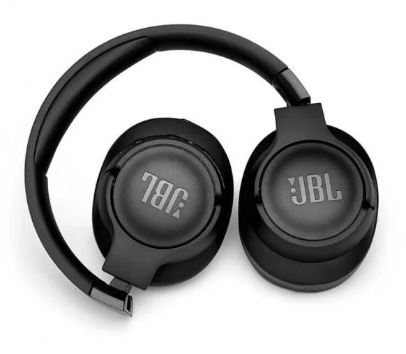 Наушники JBL беспроводные полноразмерные черные искусственная кожа 32 Ом 20 Гц - 20 кГц
