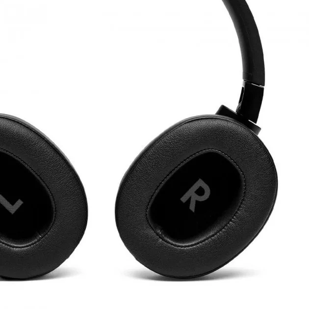 Наушники JBL беспроводные полноразмерные черные искусственная кожа 32 Ом 20 Гц - 20 кГц