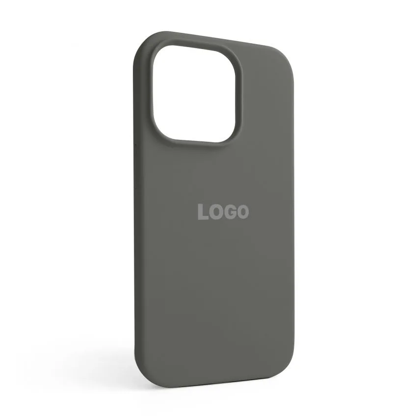 Чохол Silicone Case для Apple iPhone 14 Pro силіконовий сірий