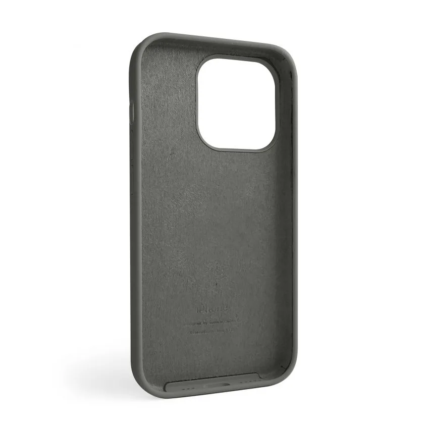Чохол Silicone Case для Apple iPhone 14 Pro силіконовий сірий