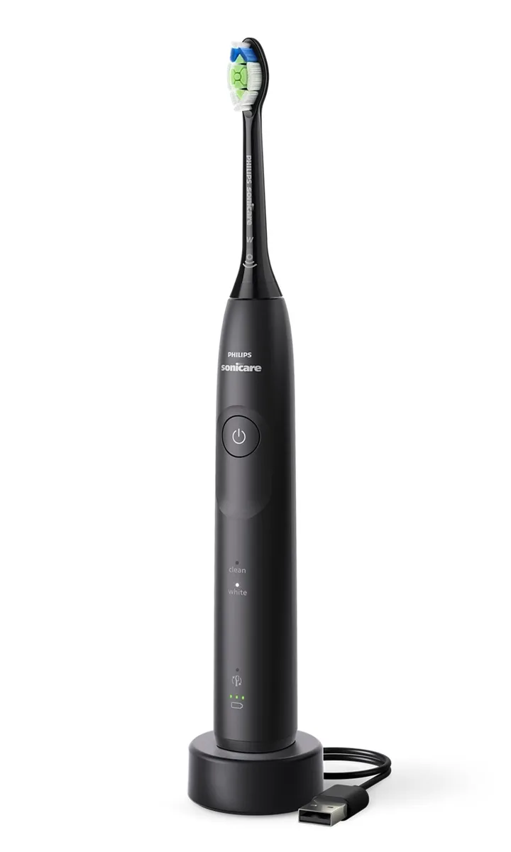 Зубна електрощітка Philips Ультразвукова 62000 рухів Чорна