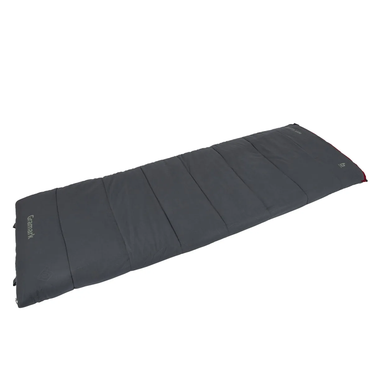 Спальний мішок Bo-Camp Polyester Microfiber 200х80 см Червоний/Сірий