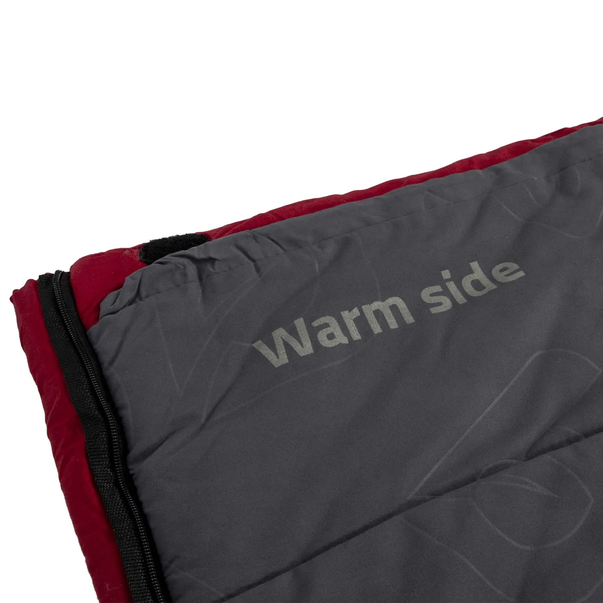 Спальний мішок Bo-Camp Polyester Microfiber 200х80 см Червоний/Сірий