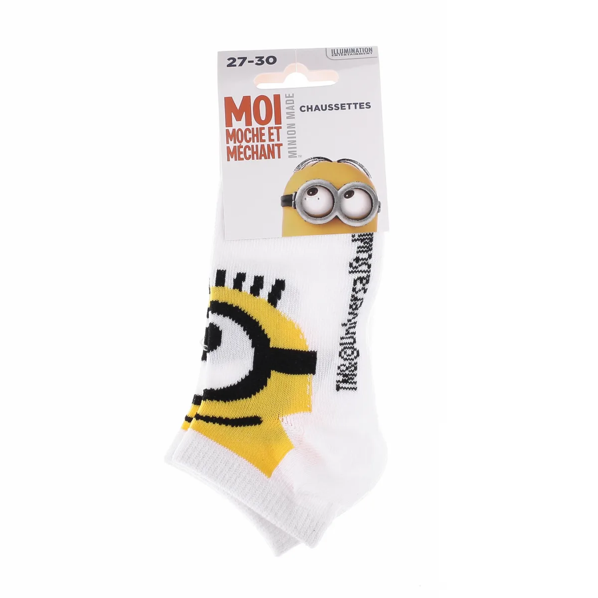 Шкарпетки MINIONS 55% бавовна 31-34 білий