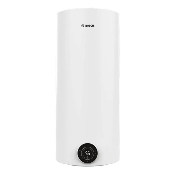 Електричний водонагрівач BOSCH круглої форми Tronic 4000T, 120 літрів, 2 кВт, з сухим теном, вертикальне встановлення, електронне