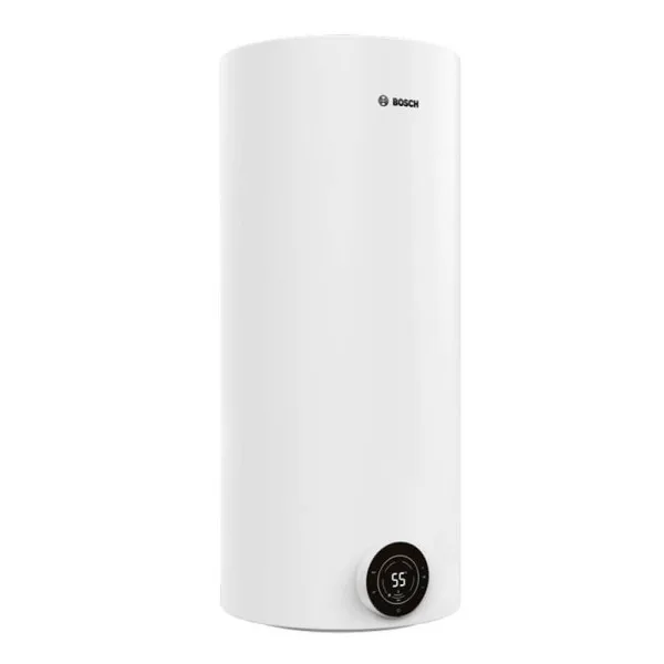 Електричний водонагрівач BOSCH круглої форми Tronic 4000T, 120 літрів, 2 кВт, з сухим теном, вертикальне встановлення, електронне