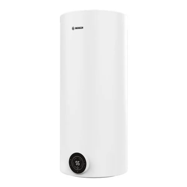 Електричний водонагрівач BOSCH круглої форми Tronic 4000T, 120 літрів, 2 кВт, з сухим теном, вертикальне встановлення, електронне