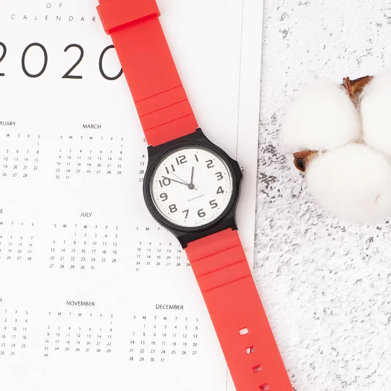 Ремінець Casio поліуретановий 18,7 см червоний