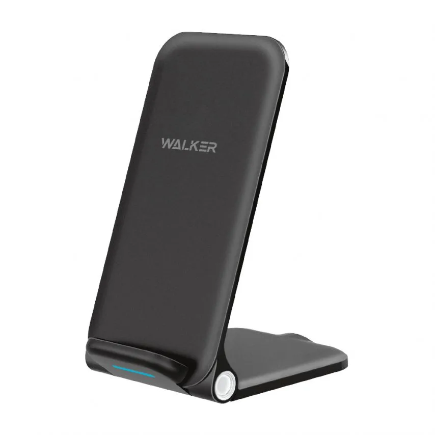 Бездротовий зарядний пристрій WALKER 15W ABS 156х75х22 мм чорний