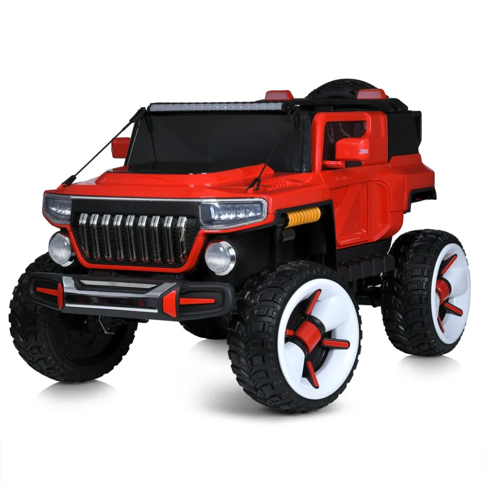 Дитячий електромобіль Bambi Racer пластик джип 144х86х80 см чорний