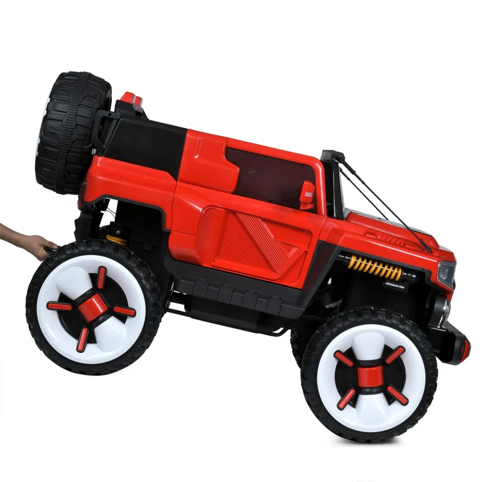 Дитячий електромобіль Bambi Racer пластик джип 144х86х80 см чорний