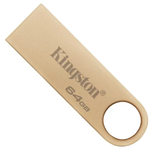 Флешка Kingston 64 ГБ метал USB 3.2 Gold