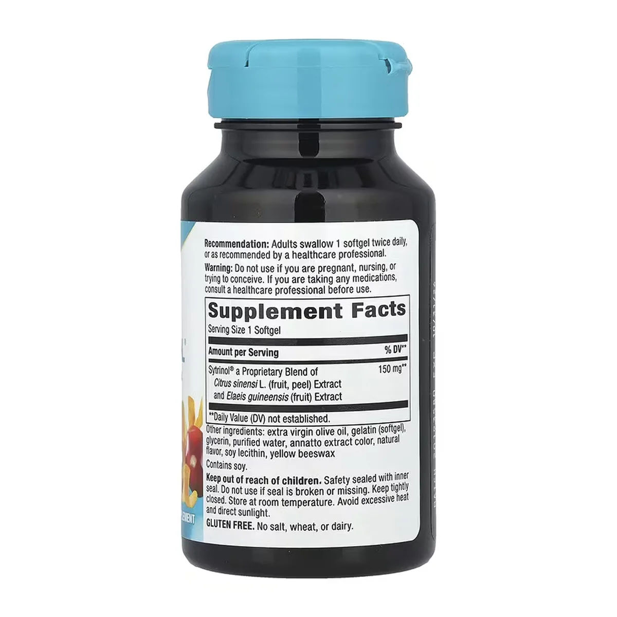 Sytrinol Nature's Way рослинна добавка 60 капсул для метаболізму холестерину.